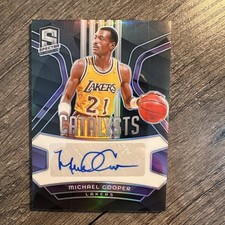 Michael Cooper 2023-24 Panini Spectra #CS-MCP Catalysts Solve Prizm Auto 96/99