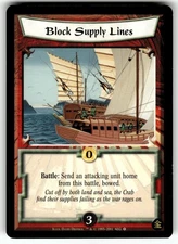 Legend of the Five Rings  Four Winds Card Gold Edition - Block Supply Lines