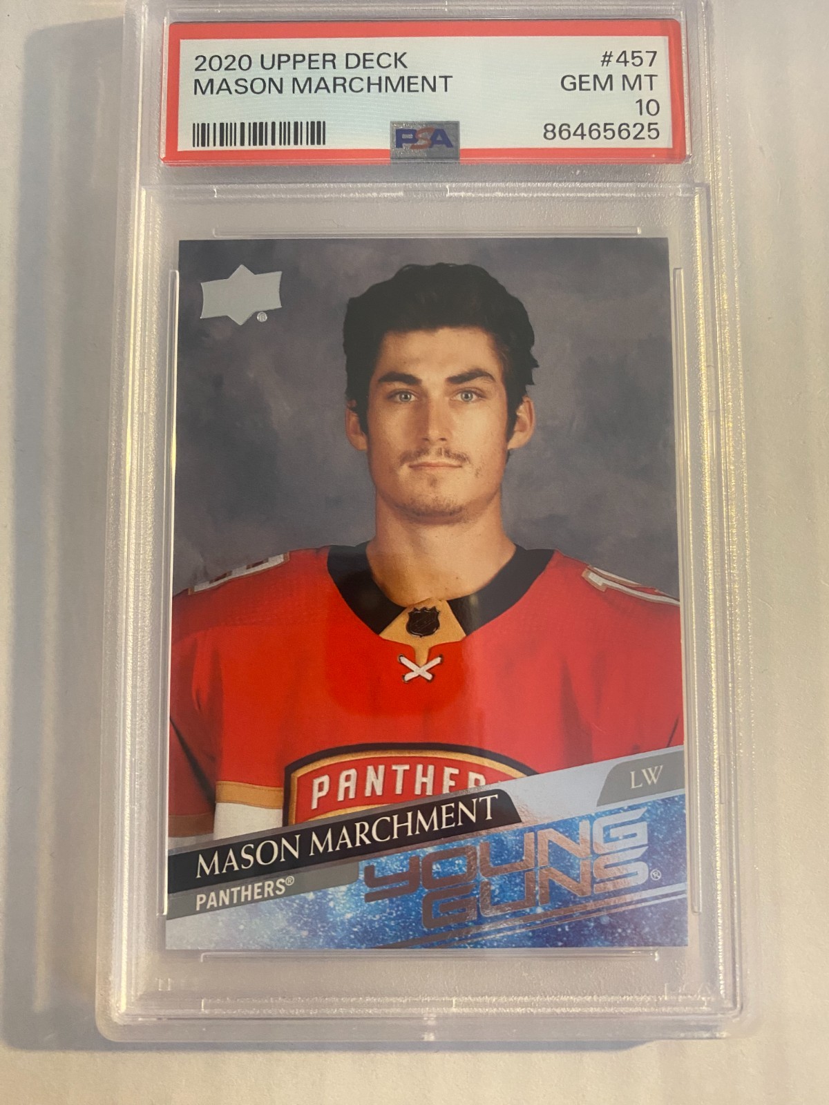 2020-2021 Upper Deck Series 2 Young Guns Mason Marchment Florida #457 PSA 10