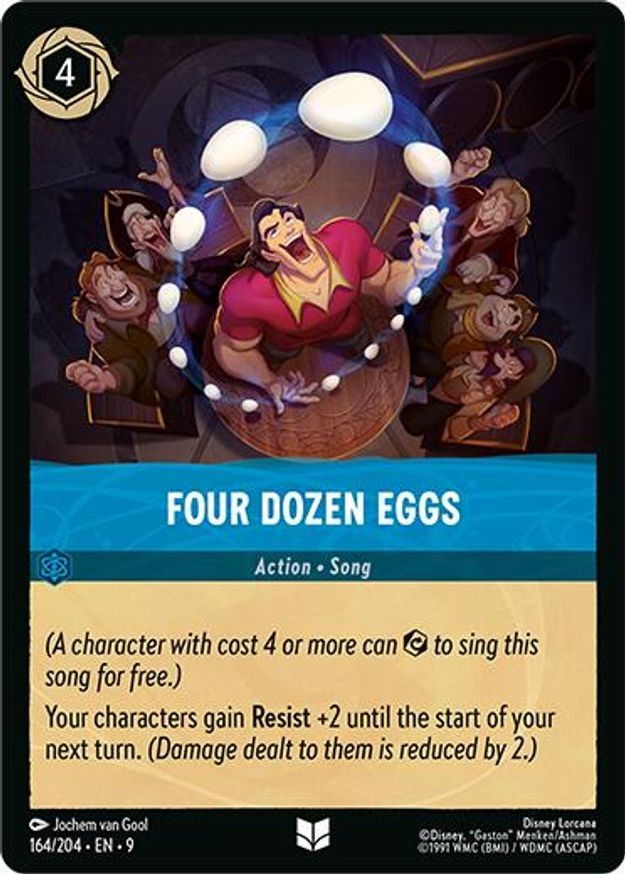 Lorcana Four Dozen Eggs (164/244) Ch. 09 Fabled NM