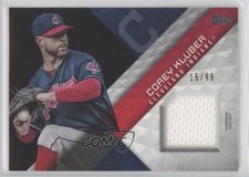2018 Topps Major League Material Series 1 Black 15/99 Corey Kluber #MLM-CU 10vy