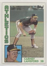 1984 Topps Carney Lansford #767 03rx