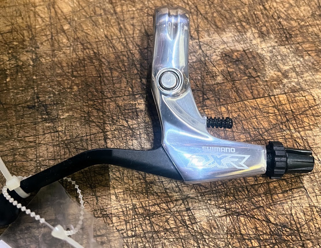 Shimano DXR BL-MX70 BMX Lever Set - Silver / Black For V Brake