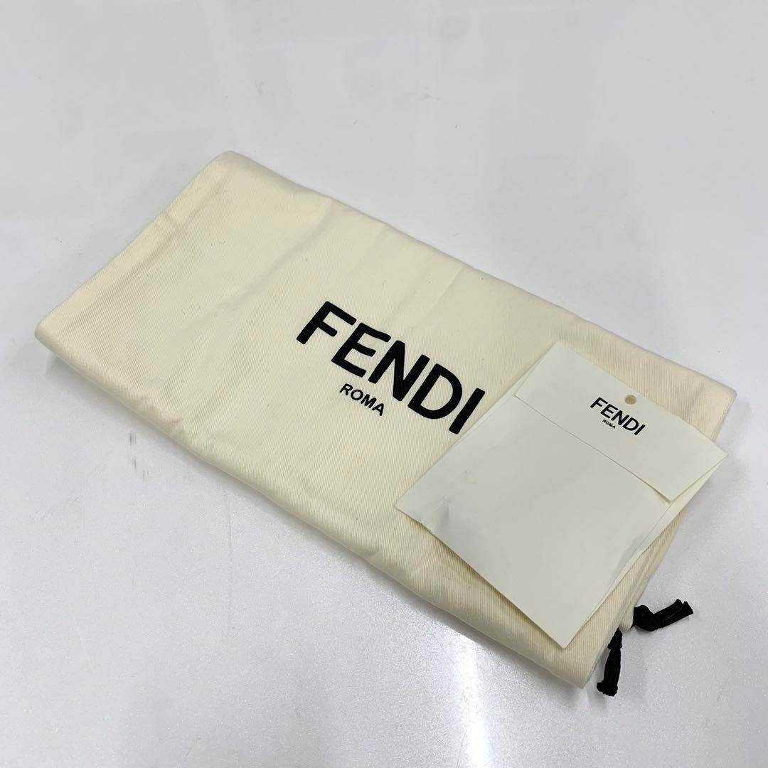 FENDI Short Boots Shoes Logo EU 36 US 6 Fabric Leather Black Authentic thumbnail 20