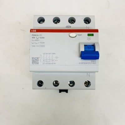ABB F204 A 2CSF204101U1400 4P RCD RCCB 40A 30mA Grade-B
