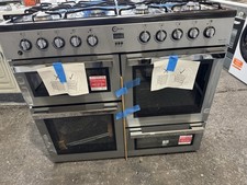 Flavel MLN10FR 100cm Dual Fuel Range Cooker - Silver