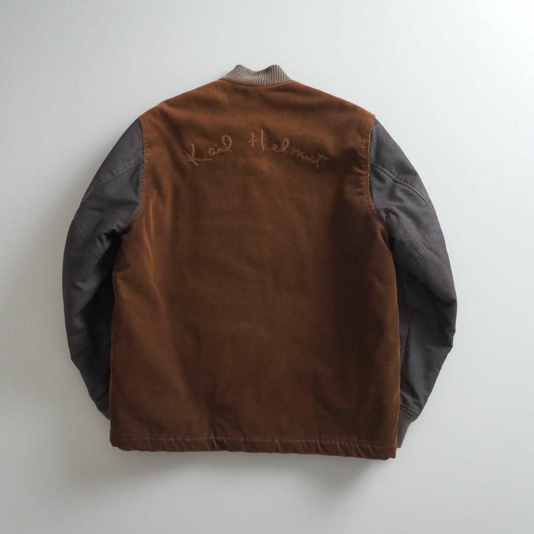 Karl Helm Rare Varsity Jacket Patchwork Corduroy … - image 7