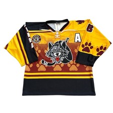 Chicago Wolves OT Sports 05-06 Alpha Wolf Ticket Holder Jersey Size L New