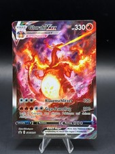 Pokemon Glurak VMAX Pokémon SWSH261 Black Star Promo Glurak carta tedesca NM