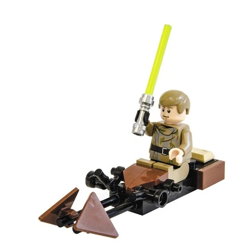 LEGO Star Wars Episode 6 Minifigure - Luke Skywalker in Endor Outfit Brown