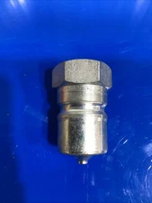 Parker H6-63 Hydraulic Quick Connect Hose Coupling, Steel Body, Ball Lock,