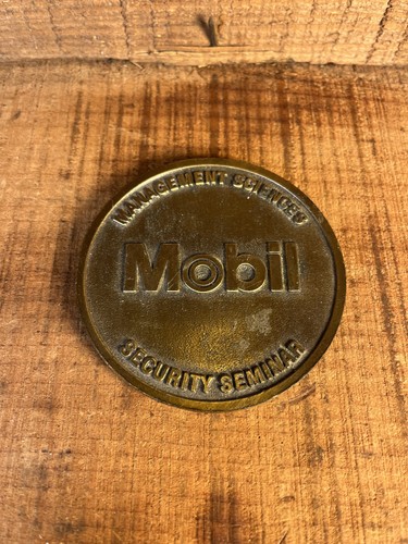 Vintage Mobil Oil Paper Weight