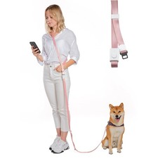 4-in-1 Hands Free Dog Leash, Versatile Crossbody Dog Waist Leash with Easy Re...