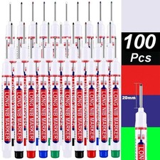 10 Pcs Long Head Deep Hole Marker - Long Nib Marker, Multi-Purpose Deep Hole