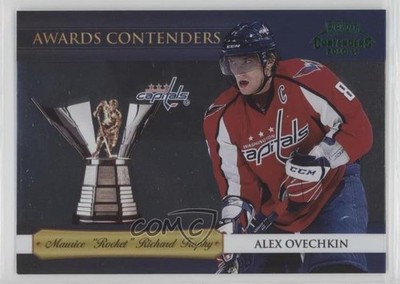 2010-11 Panini Playoff Contenders Awards Green 18/50 Alex Ovechkin #15 2d8