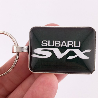 #ad Vintage 1991 1996 Subaru Alcyone SVX choose color 1quot; x 1.25quot; Diameter Keychain $12.95
