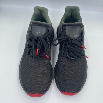 Adidas EQT Support ADV / 91-17 Sneakers Men Size 10 Black Athletic Running Shoes