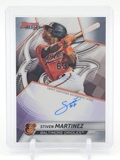 STIVEN MARTINEZ 2025 BOWMAN'S BEST OF 2025 AUTOGRAPH AUTO #B25-SMA ORIOLES Q2045