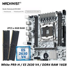 X99 PR9-H Motherboard Intel Xeon E5 2630 V4 LGA 2011-3 CPU DDR4 16GB RAM NVME