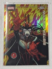 2026 Topps Chrome Marvel #159 Sister Sorrow Human Torch Refractor /39 1st Appear