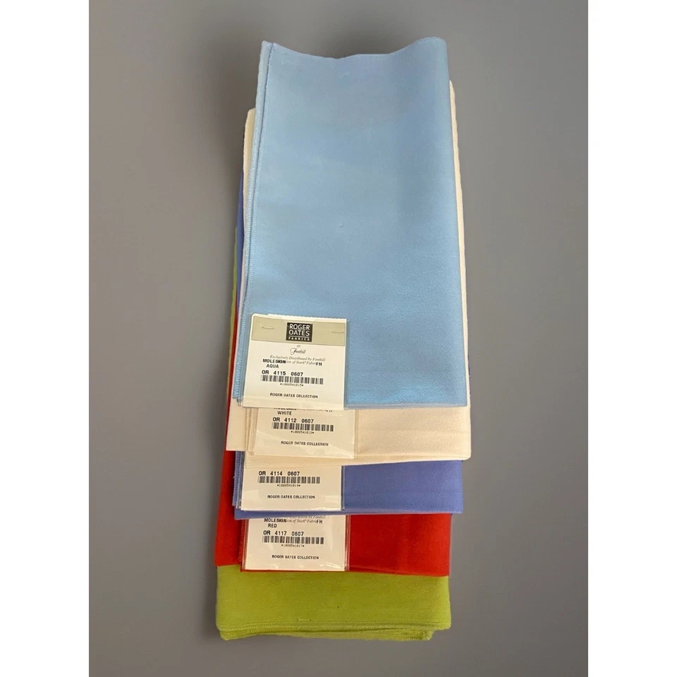 10 Moleskin Fabric Samples Fonthill Stark Assorted Colors orig. $67 yd. 25"w - Image 4 of 4