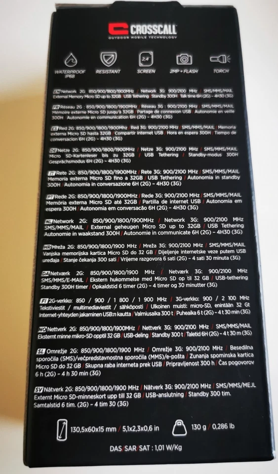 Handy Neu CROSSCALL Spider X5 Ähnlich Samsung B2100 B2710 IP68 - Bild 4 von 4