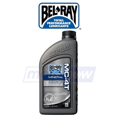 Bel-Ray 99401-BT1LA MC-4T Mineral Oil - 10W40 for Chemical Engine Oil 10w40 pd