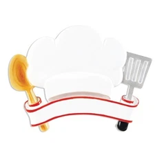 Chef Personalized Christmas Tree Ornament