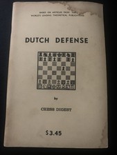 Chess Digest Dutch Defense By Ken Smith 1971 Booklet