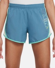 Nike Kid Girl Blue Tempo Dri-fit Running Shorts Size S
