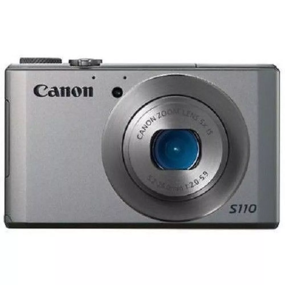 USED Canon PowerShot S110 12.1 MP CMOS Silver Excellent FREE SHIPPING