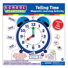School Starters Telling Time Magnetic Learning Activity Set 2024 Tara Toy Corp