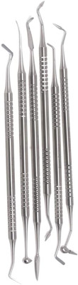 Composite Resin Filling Instruments 6 Pcs Set - Dental Filling Spatula Kits for 