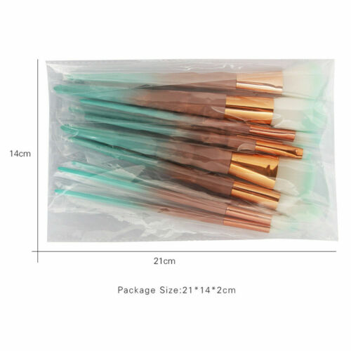 20PCS Diamond Unicorn Eyeshadow Eyebrow Blending Brush Set Eye Make-up Brushes - Picture 16 of 25
