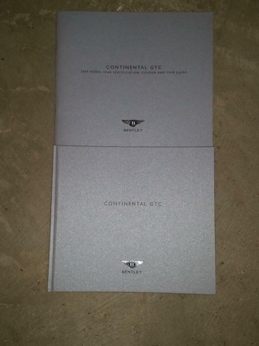 BENTLEY 2009 Continental GTC Dealer Brochure Specification Colour Trim Guide - Picture 6 of 10