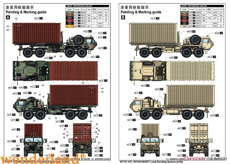 Trumpeter 07175 1/72 HEMTT M1120 ROAD HANDLING SYSTEM Model Kit - Image 4 of 4
