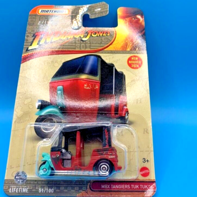 MATCHBOX 2024 MBX TANGIERS TUK TUK RED 51/100 HVL03 INDIANA JONES