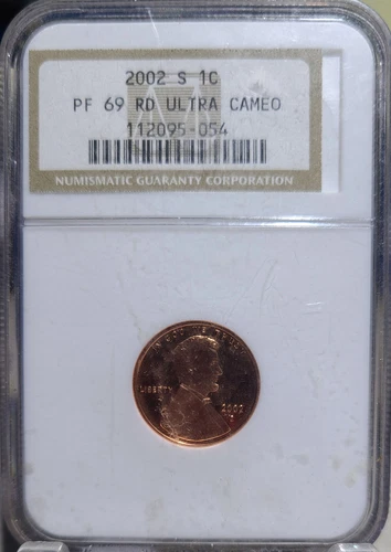 2002 S Lincoln 1¢ NGC PF 69 RD ULTRA CAMEO