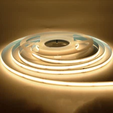 12V 24V Flexible COB LED Strip Light 528LEDs/m Tape Boat Car Home DIY Lighting