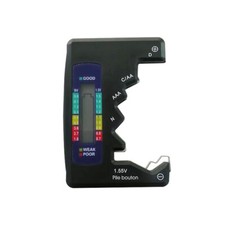 LCD Display Battery Monitor Battery Tester Power Detector for AA AAA 9V 1.5V
