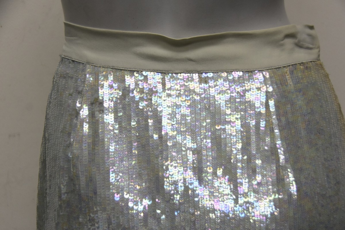 スカート FENDI SS24 Light grey mohair blend skirt (FQ7572S9A F0BN8) Fendi - Girls Grey Wool Flannel Skort | Childrensalon