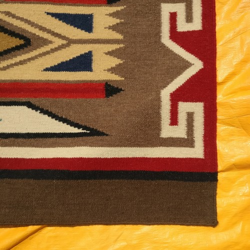 Alfombra de área Southwest FlatWeave geométrica turca Kilim alfombra 8 x 10 pies personalizada - Imagen 4 de 5