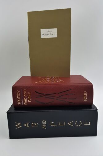 FOLIO SOCIETY WAR AND PEACE Leo Tolstoy Numbered Limited Edition 2006