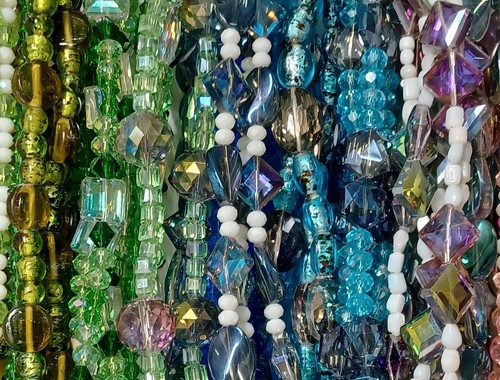 Bead Lot 17x Glass Beads Strands Jewelry Making Lot Crystal Quality Czech Style - Picture 3 of 11