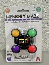 New Memory Maze Challenge Handheld Game  Batteries Included.