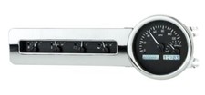 Dakota Digital 1941-1948 Chevrolet Car Black White Led Gauge Kit Vhx-41c-k-w