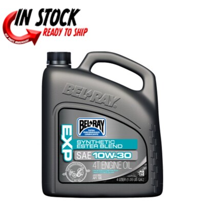 Bel-Ray EXP Synthetic Ester Blend 4T 10W30 4 LITER Engine Oil 300894150185