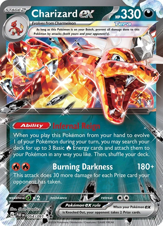Charizard ex 054/091 SV: Paldean Fates