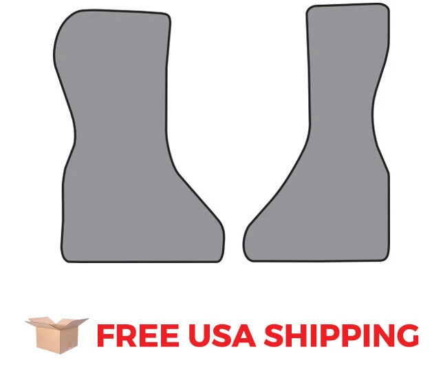 FITS 1978 Chevrolet G20 Van Floor Mat Frt Row 2pc Cutpile Foto 2 de 4