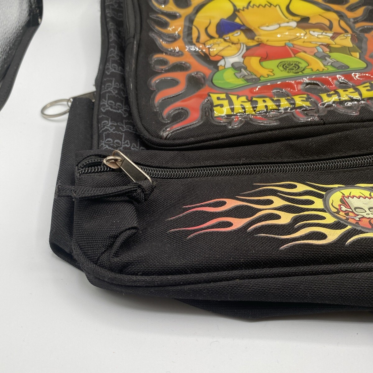 The Simpsons Bart Backpack Springfield Skate Crew School 